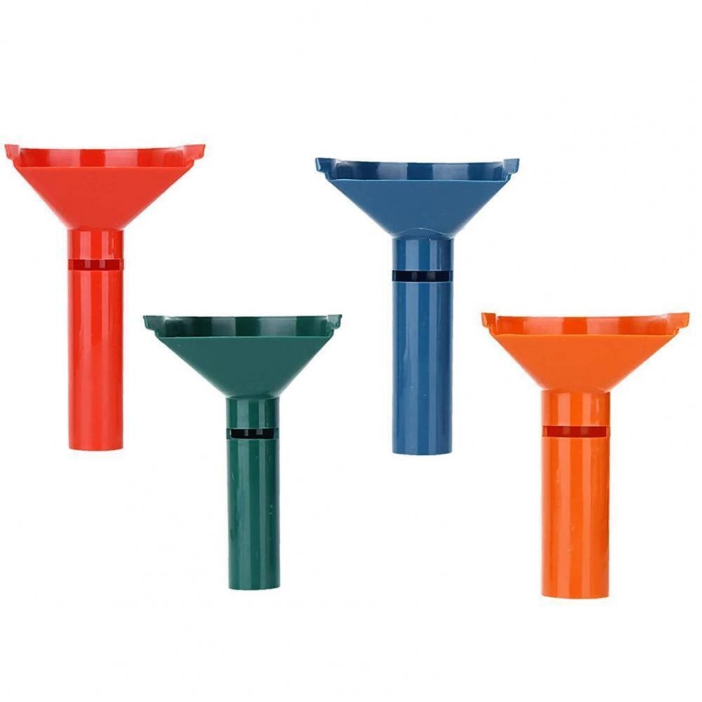 4PCS/SET 4 Color-Coded Coin Storage & Sorter Tubes Assorted Wrappers Counters US