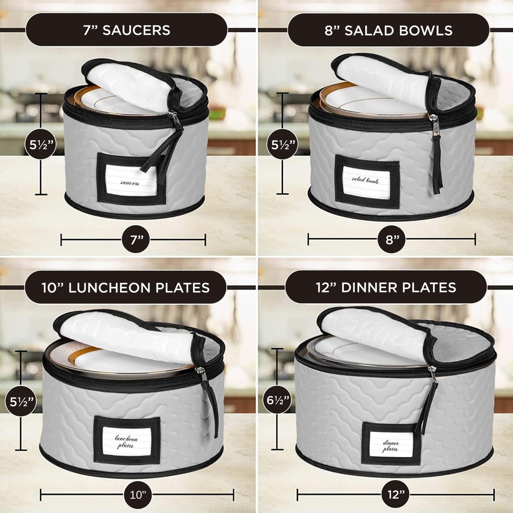 China Storage Containers 5-Piece Set Moving Boxes for Dinnerware, Glasses, Pl...