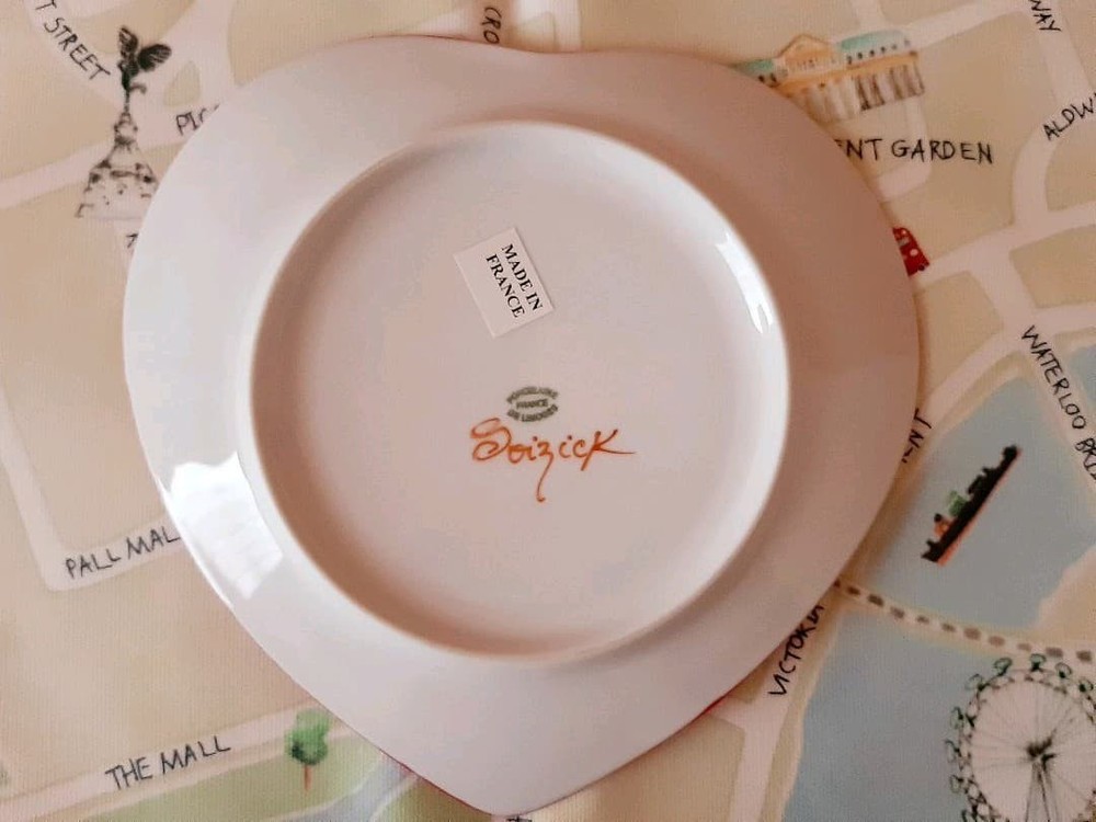 Soizick Heart Plate 20cm