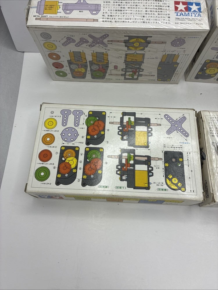 TAMIYA EDUCATIONAL GEARBOX H.E. ART 72001 72002 72003 72004