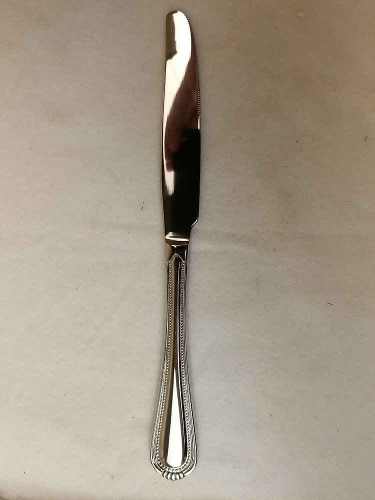 Oneida COUNTESS Stainless 4 Dinner Knives Beaded Glossy NEW Flatware E51N & FS!