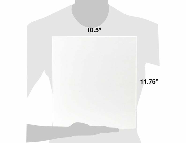 3 Ring Case View Case Binder with Overlay - 1.0 Inches (Clear) - 3 Pack