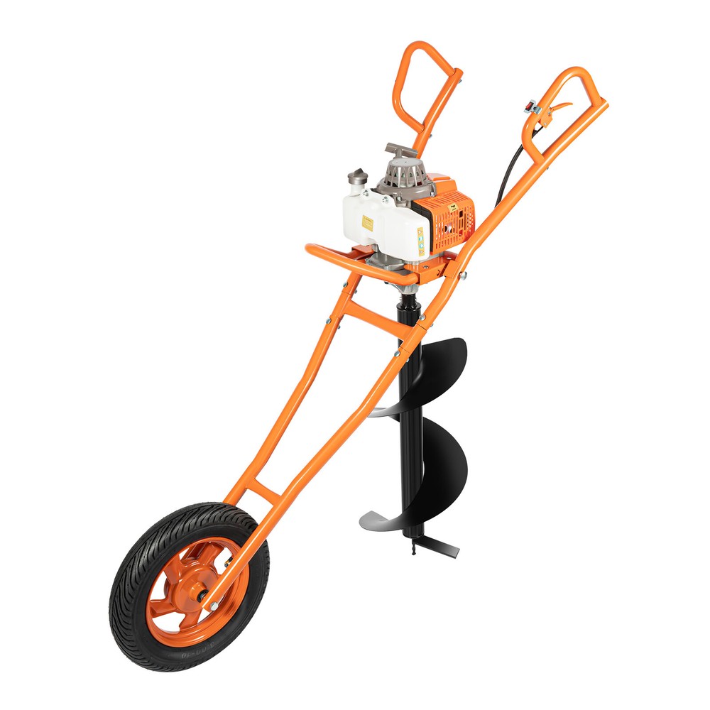 63CC 3HP 2-Stroke Post Hole Drilling Borer Machine Digger Ground Auger & 11" Bit