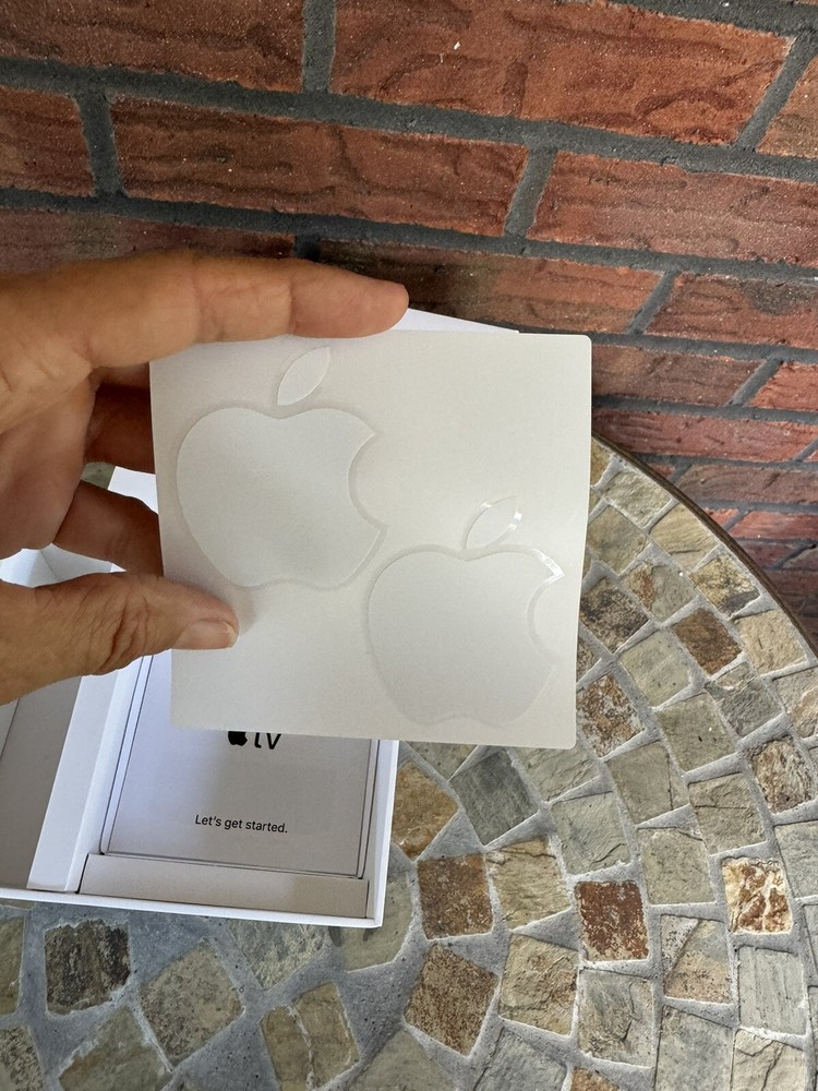 Apple TV Empty Box Only Black Model MR912LL/A Stickers No Electronics