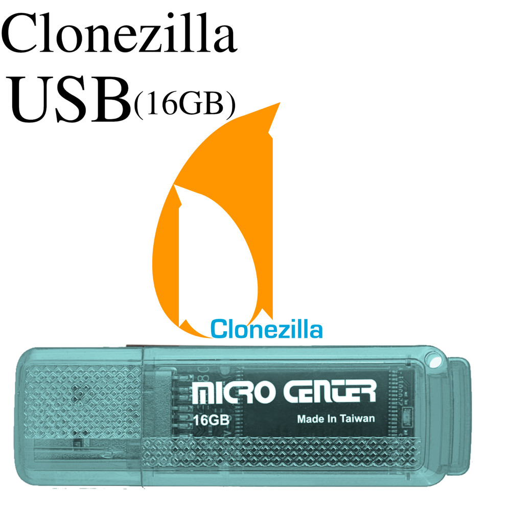 Clonezilla amd64/x86-64 Flashdrive USB (3.0) (16GB)