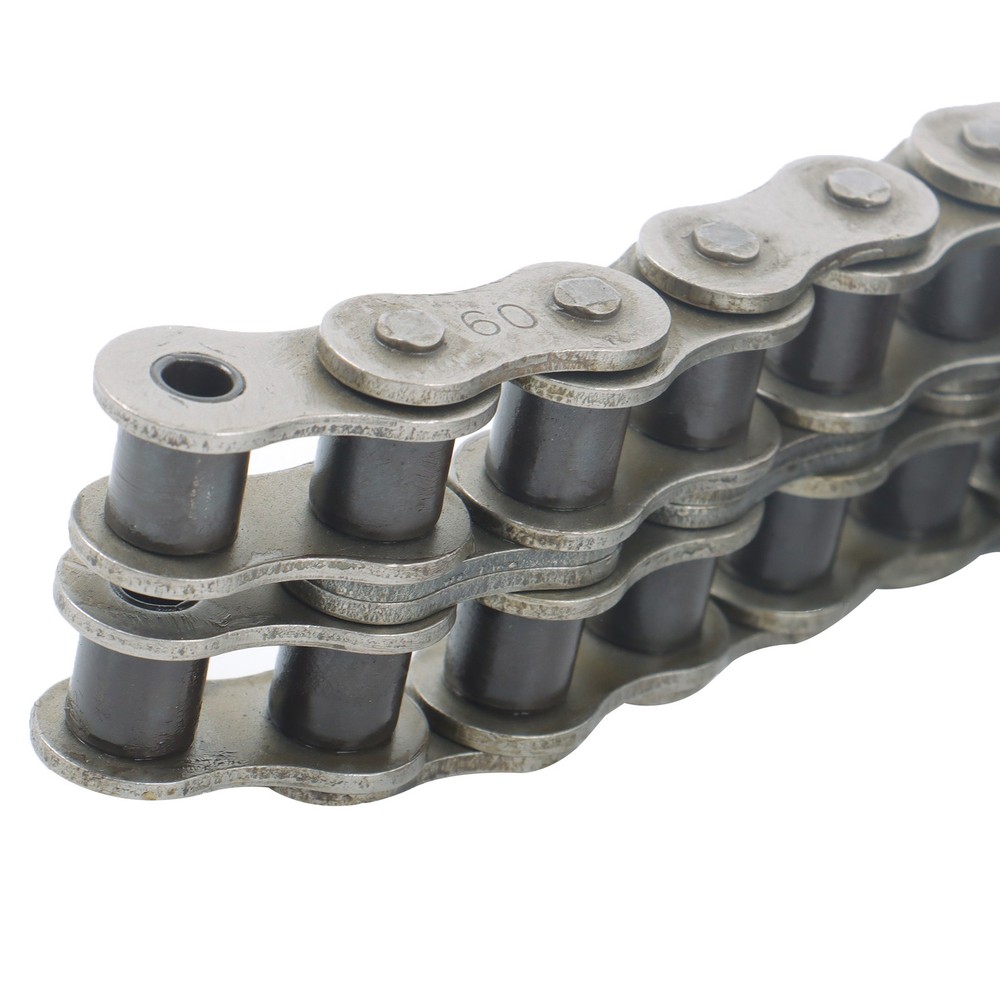 60-2 Double Strand Duplex Roller Chain 10 Ft with 2 Connect Links