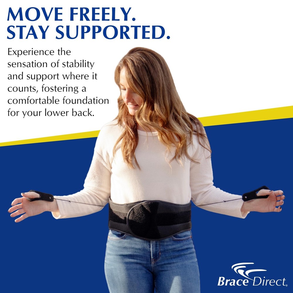 Plus Size VertebrAlign LSO Lumbar Back Brace – Relief for Herniated Discs,