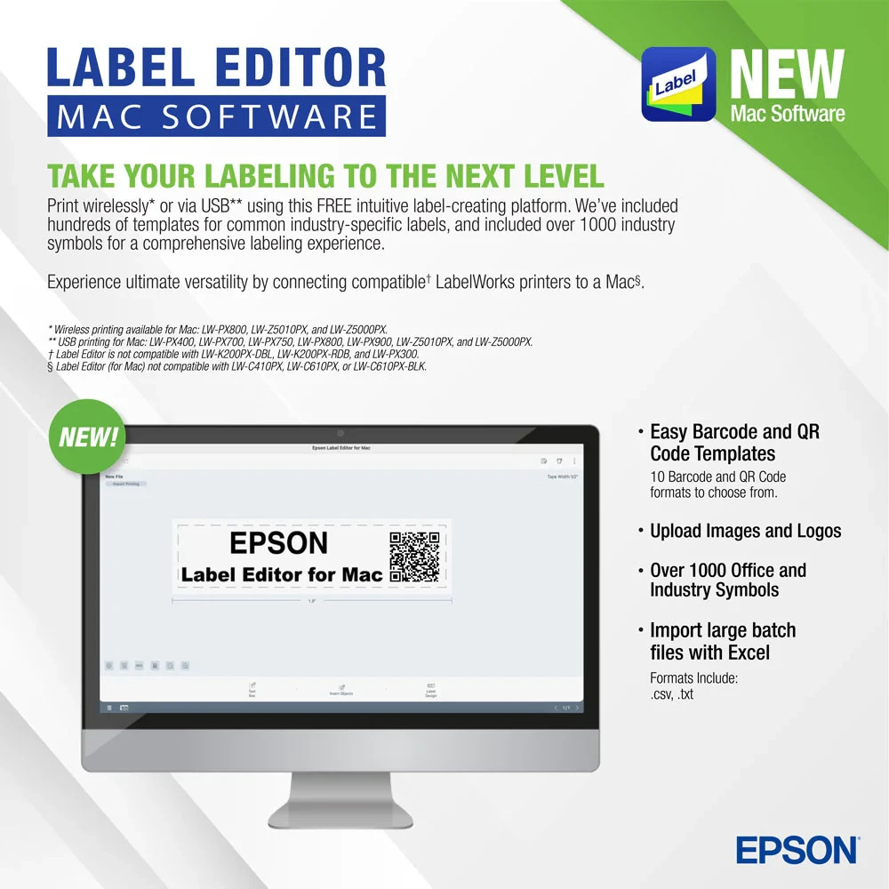 Epson LW-PX700PCD Industrial Label Maker