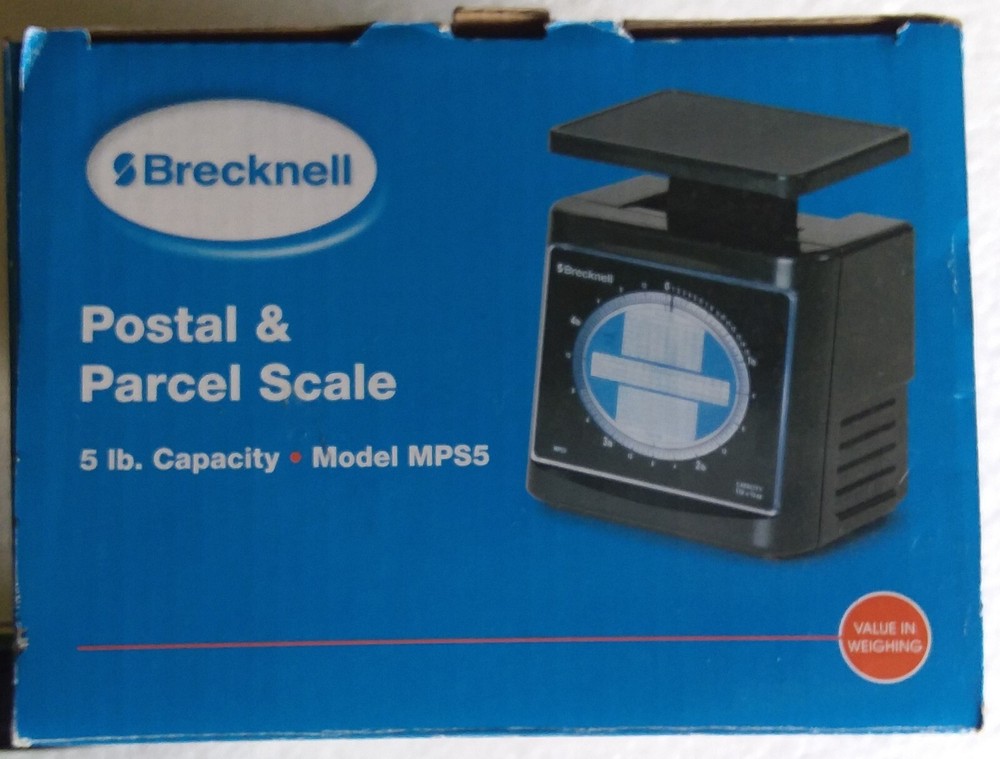 Brecknell Postal Parcel Package 5 lb Capacity Scale NEW Open Box