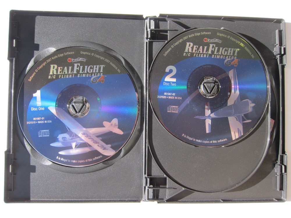 Real Flight R/C Flight Simulator G4 DVD Software + Interlink Elite Controller