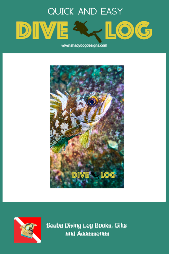 Rockfish Scuba Dive Log Book - Diving Journal/Logbook