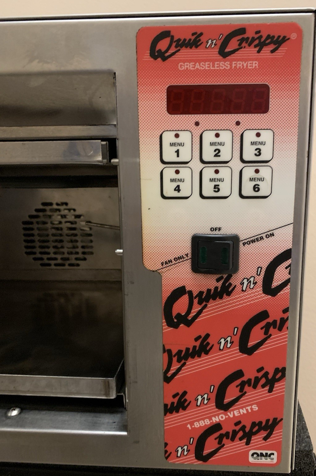 Quik n' Crispy GF II Countertop Greaseless Commercial Air Fryer