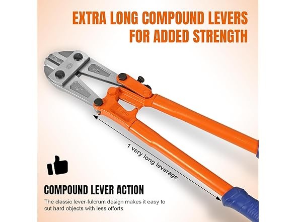 WADFOW 18" Medium Size Bolt Cutter