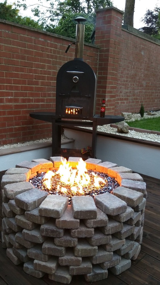 FR_CK 6", 12", 18" or 24" Complete Basic Wood to Propane Fire Pit Conversion Kit