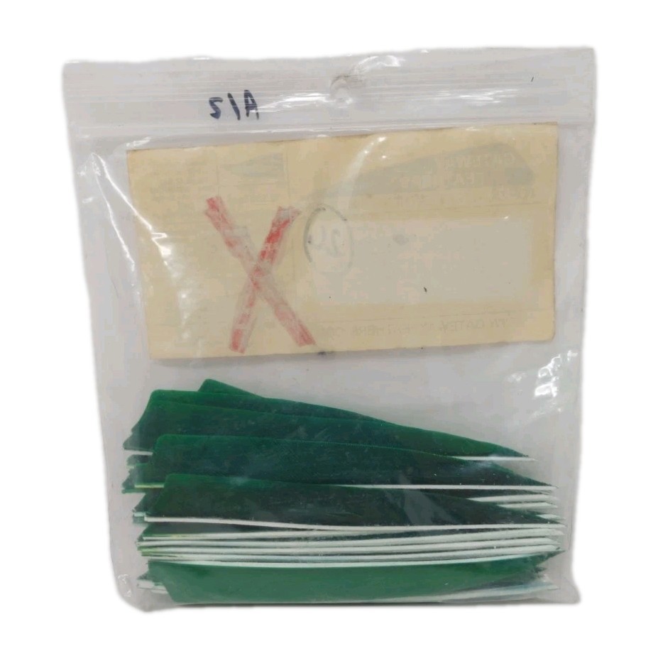 26 Count Gateway Archery Arrow Feathers 5" Left Wing: Shield Forest Green