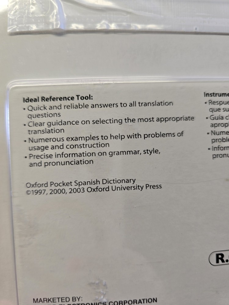Sharp PW-E150 Electronic Oxford Dictionary Thesaurus Calculator