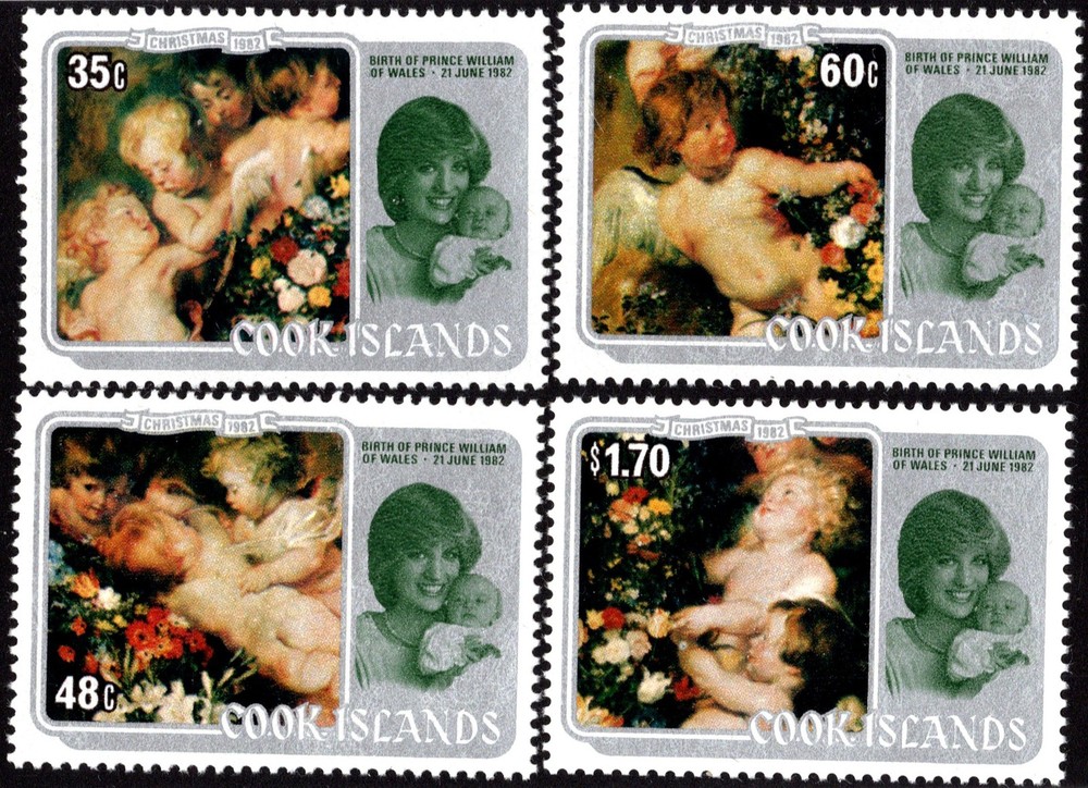 Cook Islands Scott 687-690 Mint never hinged.