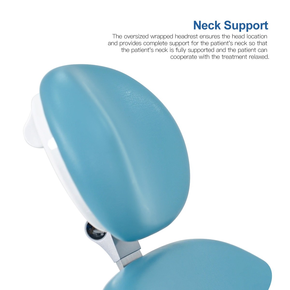 Dental Unit Chair DC Motor Computer Controlled PU Leather Integral Doctor Stool