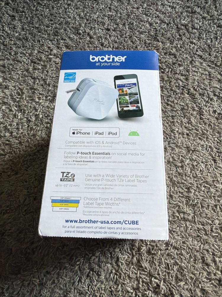 Brother P-Touch Cube Smartphone PT-P300BT Bluetooth Wireless Label Maker