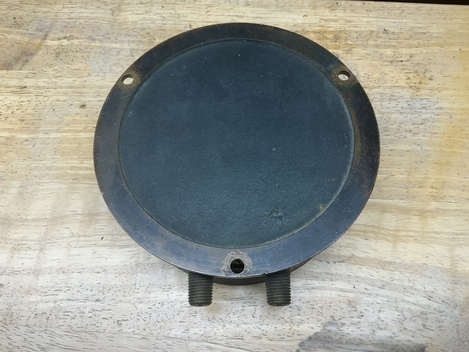 Westinghouse Steam Pressure Gauge 6” Diameter Dual Needles Solid Brass Case