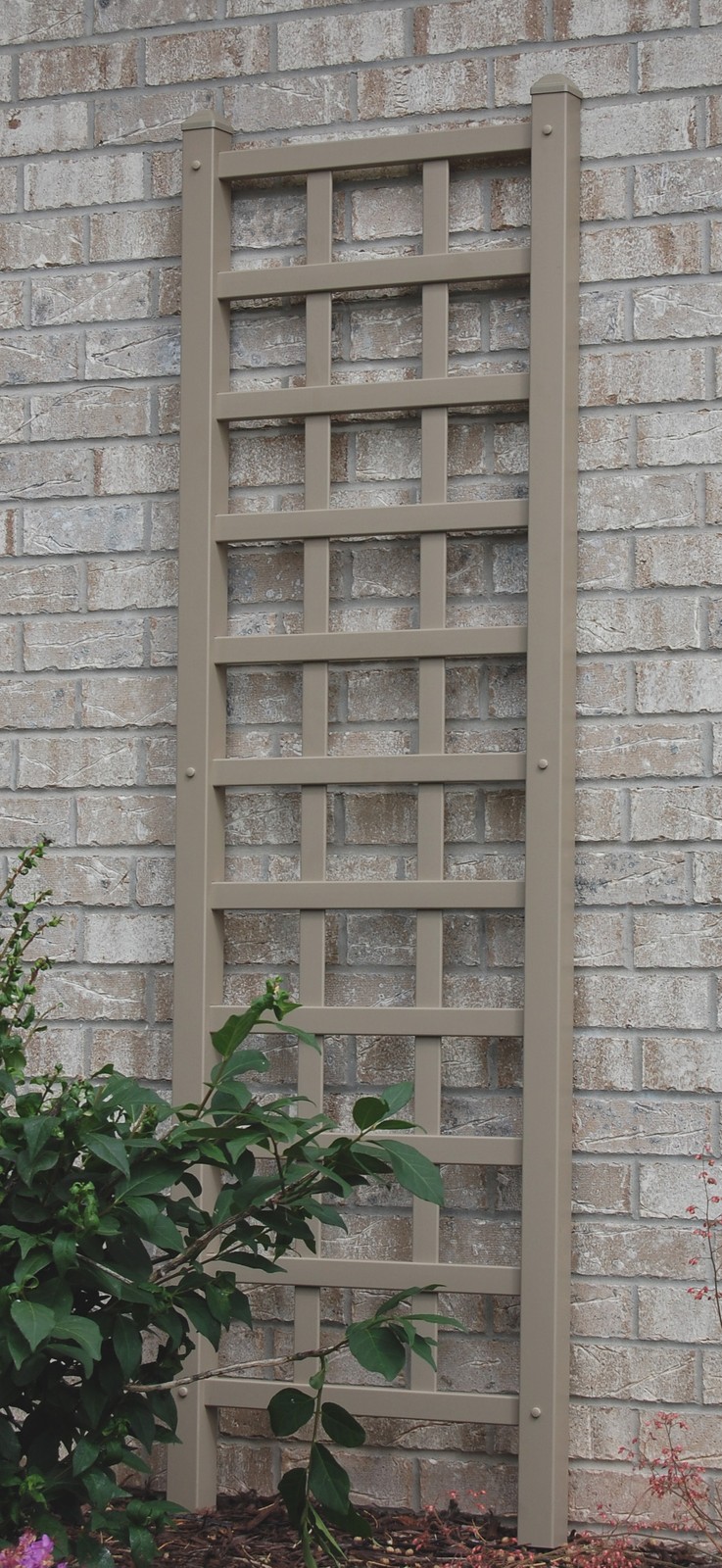 DuraTrel Providence 22" x 75" Mocha Vinyl Wall Trellis