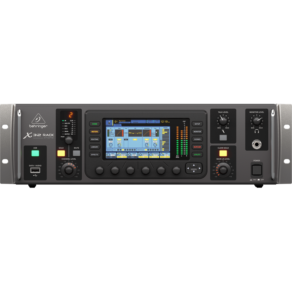 Behringer X32 Rack 40-Input-Channel 25-Bus Digital Rack Mixer