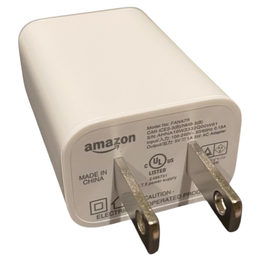 Blink Power Adapter with Charging Cable for Blink Sync Module 2