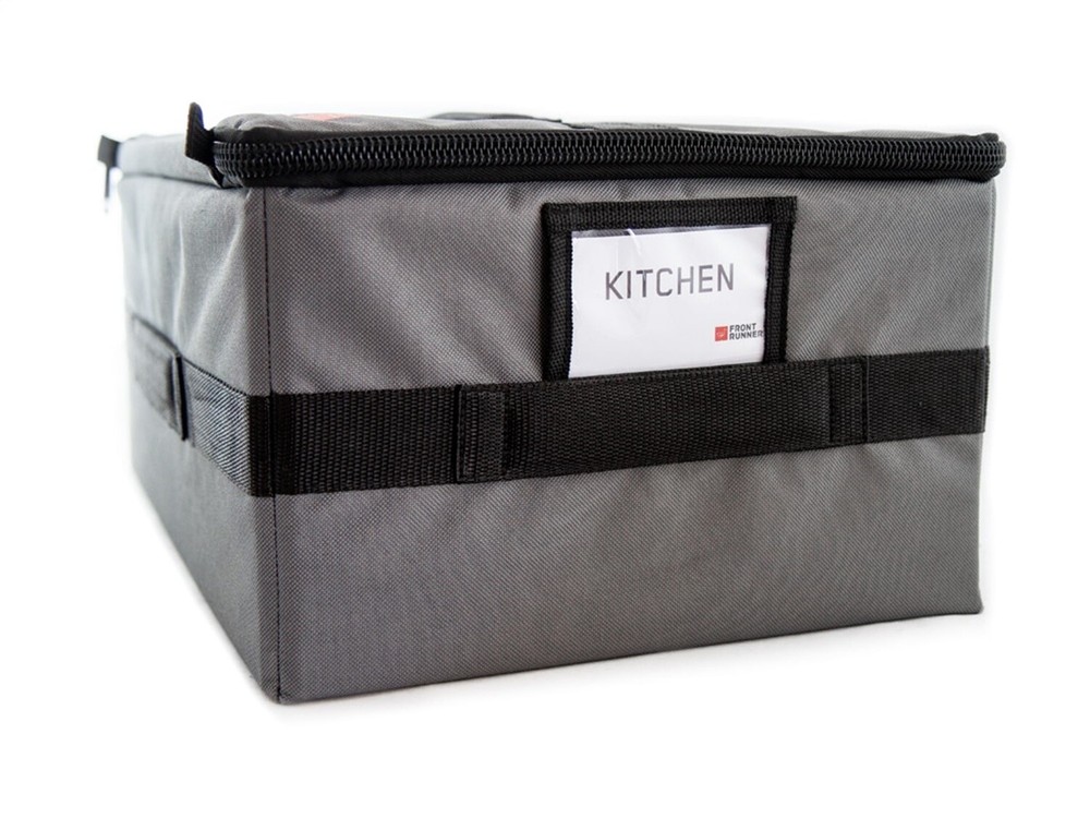 Front Runner Outfitters Flat Pack Soft Cargo Storage Bin-Gray; SBOX027