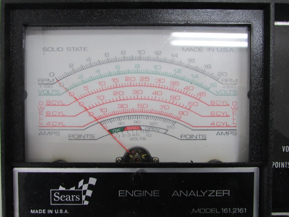 SEARS ENGINE ANALYZER 2161 (161.2161) w/ OWNERS MANUAL