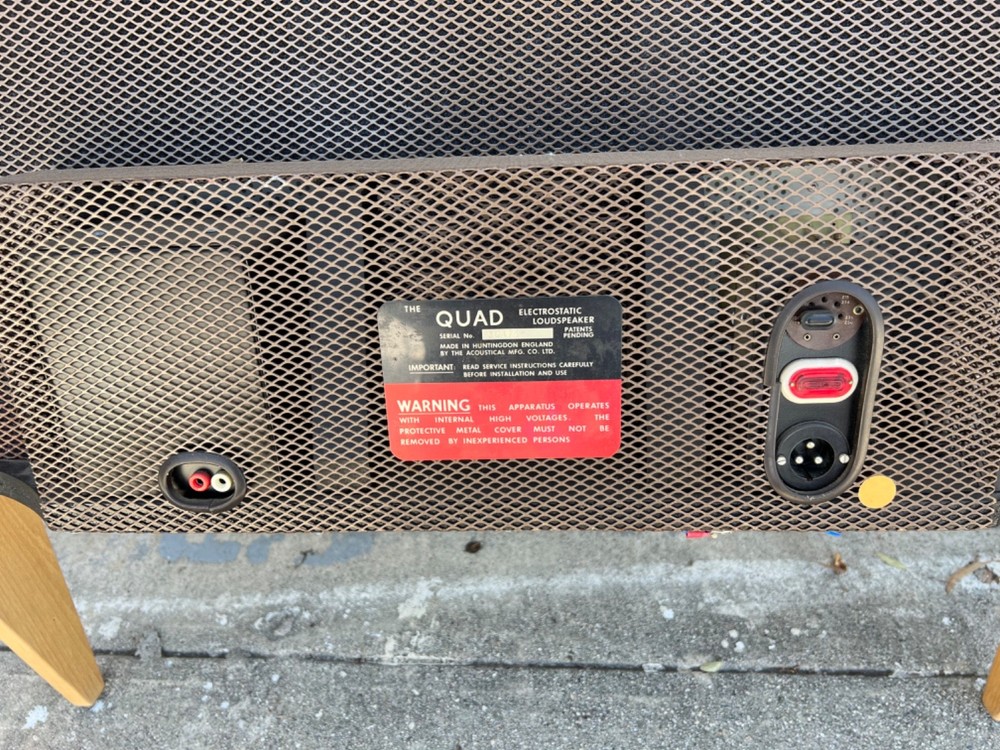 THE QUAD ELECTROSTATIC SPEAKERS