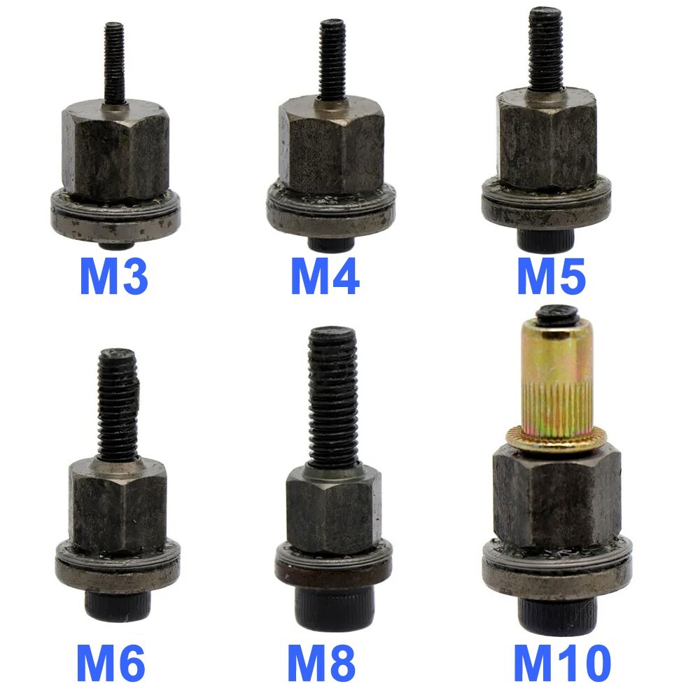 Hand Rivet Nut Gun,Head Nuts Simple Installation Manual Riveter Rivnut Tool Kit