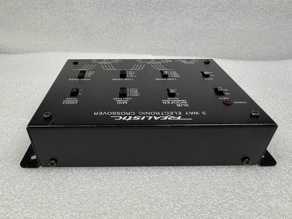 RadioShack Realistic 3 Way Electronic Crossover Network 12-1968