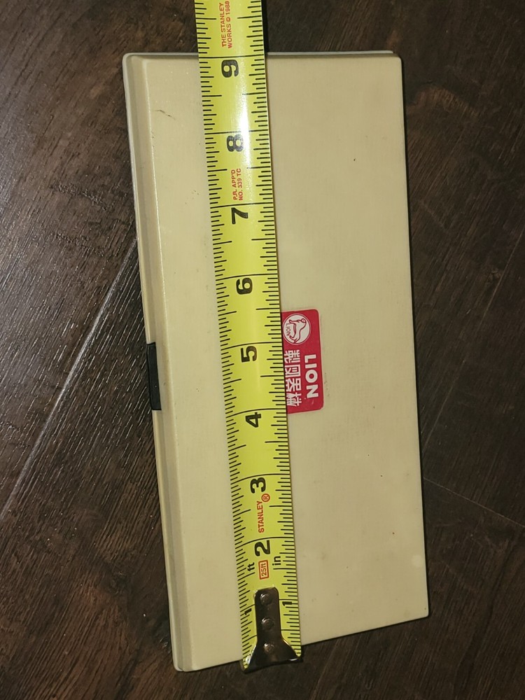 VINTAGE Lion DESIGN DRAFTING TOOL SET with case