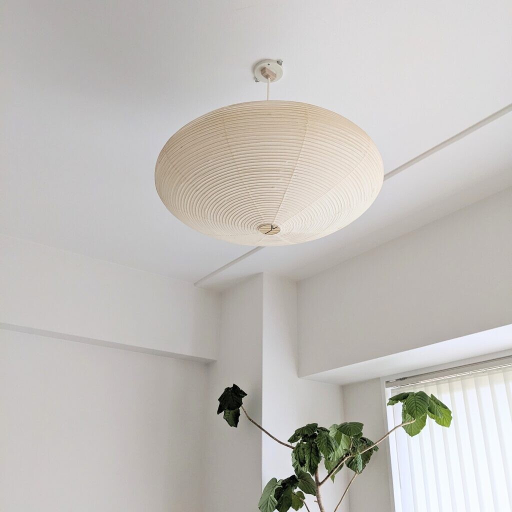 Isamu Noguchi AKARI 21A Pendant Lamp Shade and Frame Set W660mm H290mm (φ660mm)