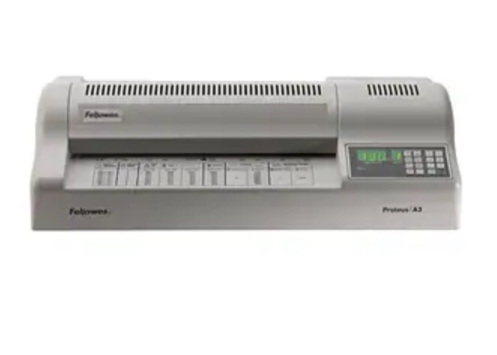 Fellowes 5709501 Proteus 125 Thermal & Cold Laminator, 12.5" Width, 10 Mil