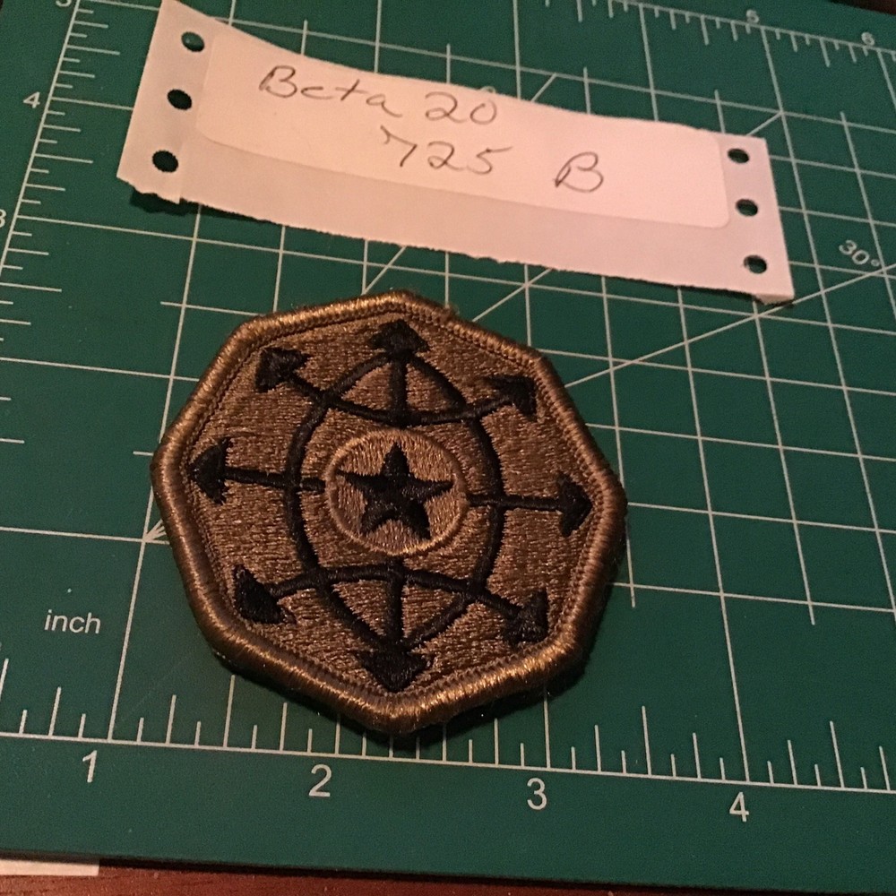 Original U.S. Army Criminal Investigation Command Merrow Edge Patch