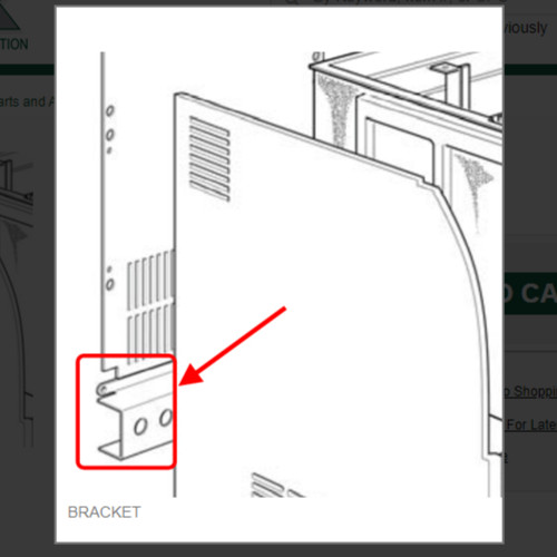 BRACKET # 1011411-14