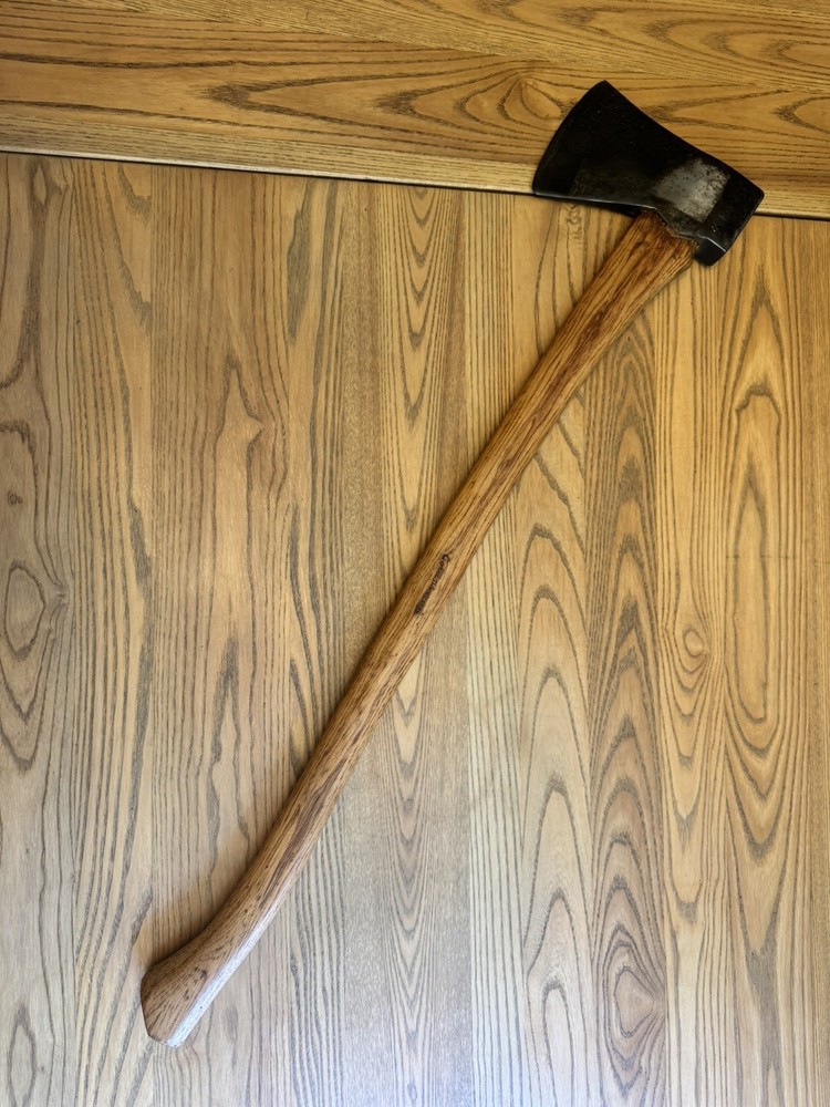 VINTAGE COLLINS 3.5 LB JERSEY KENTUCKY PATTERN AXE HEAD LOGGING TOOL