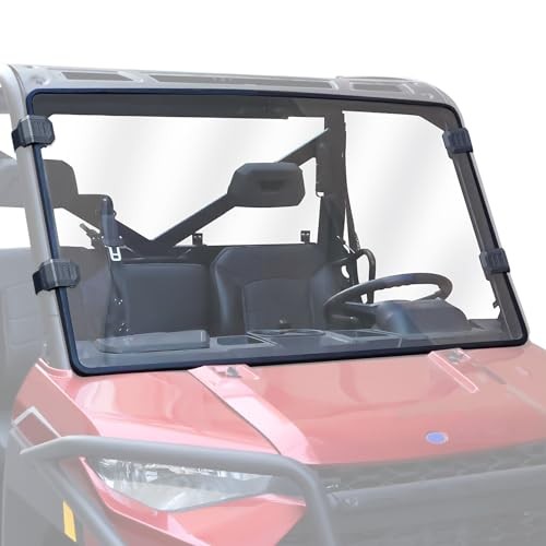 Full Front Windshield Compatible with Polaris Ranger XP 1000 Full Windshield