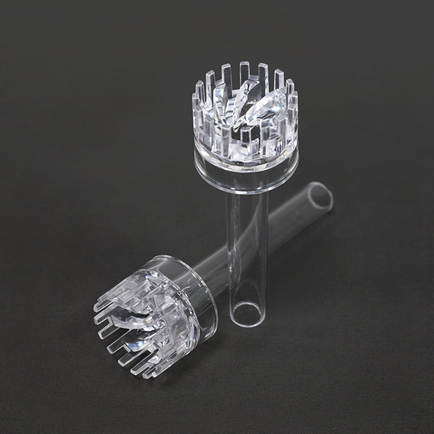 UtySty 2 Pack Aquarium Surface Skimmer Protein Oil Filter Waste Transparent