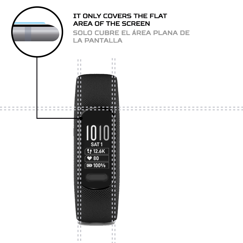 ANTISHOCK Screen protector for Garmin vivosmart 5