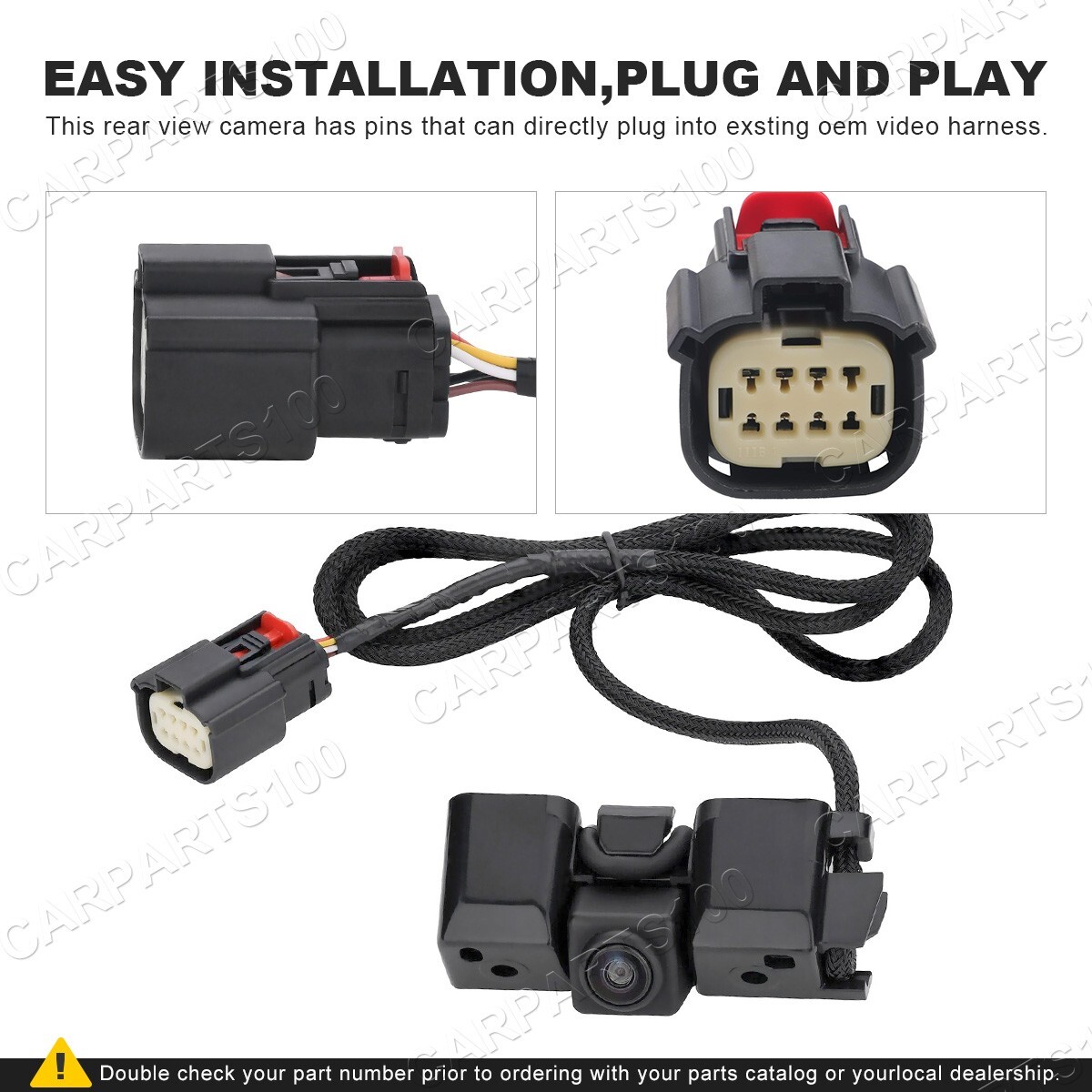 23244435 Rear View Backup Camera For 2016-2019 Chevy Silverado & GMC Sierra