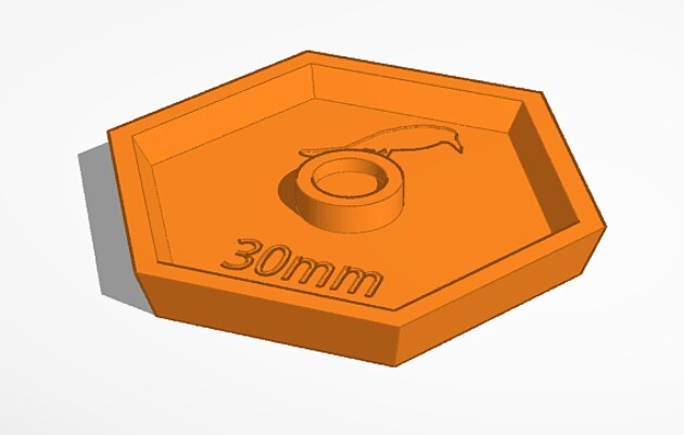 Magnetizable hex base x10