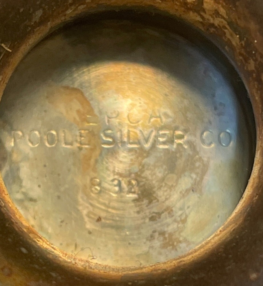 6" Vintage Poole Silver Co Silverplate EPCA 832 Chalice/Goblet 11.75oz