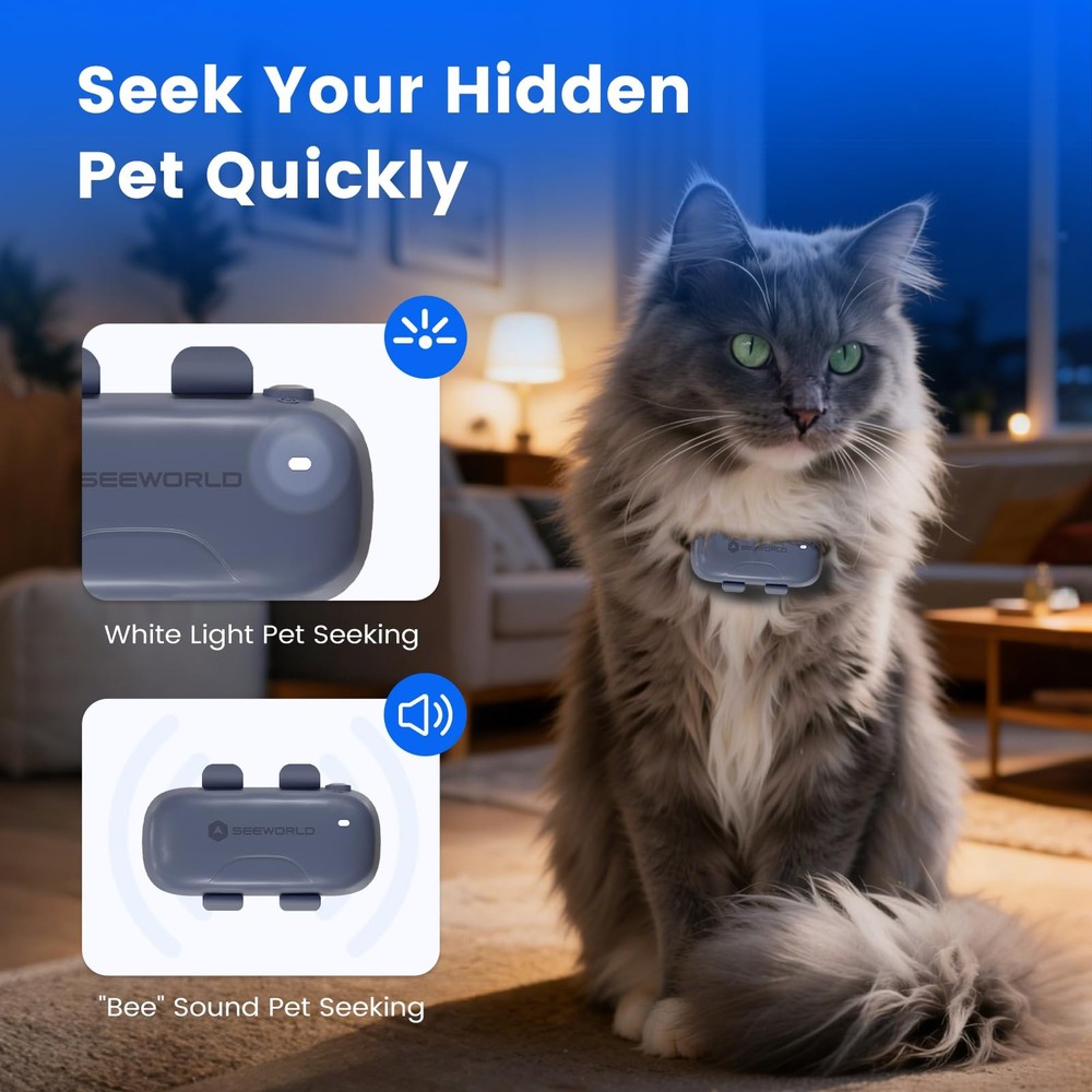Cat Tracker Dog Tracking Device with Real-Time Location | Activity Sleeping M...