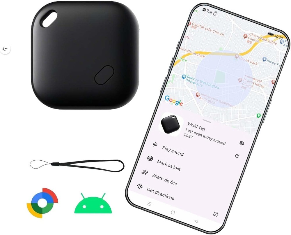 Air Tag for Android, Waterproof Android Tracker with One- Battery LifeReplace...