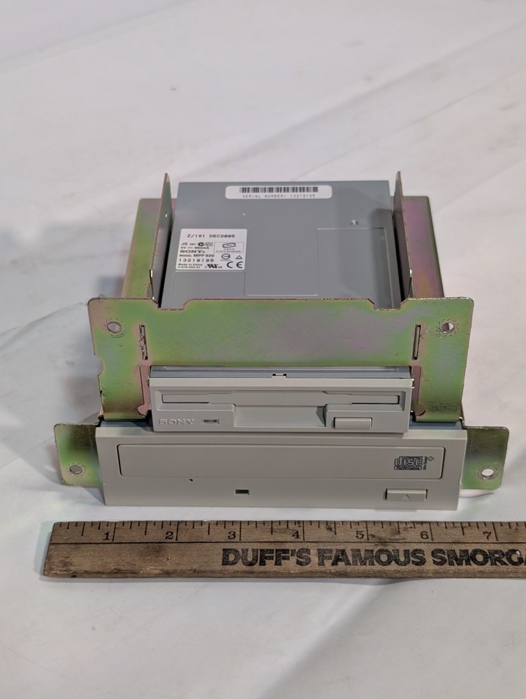 SONY MPF920 Internal Floppy Disc Drive w/ Ultra Speed+ Re-Writeable CD Assembly