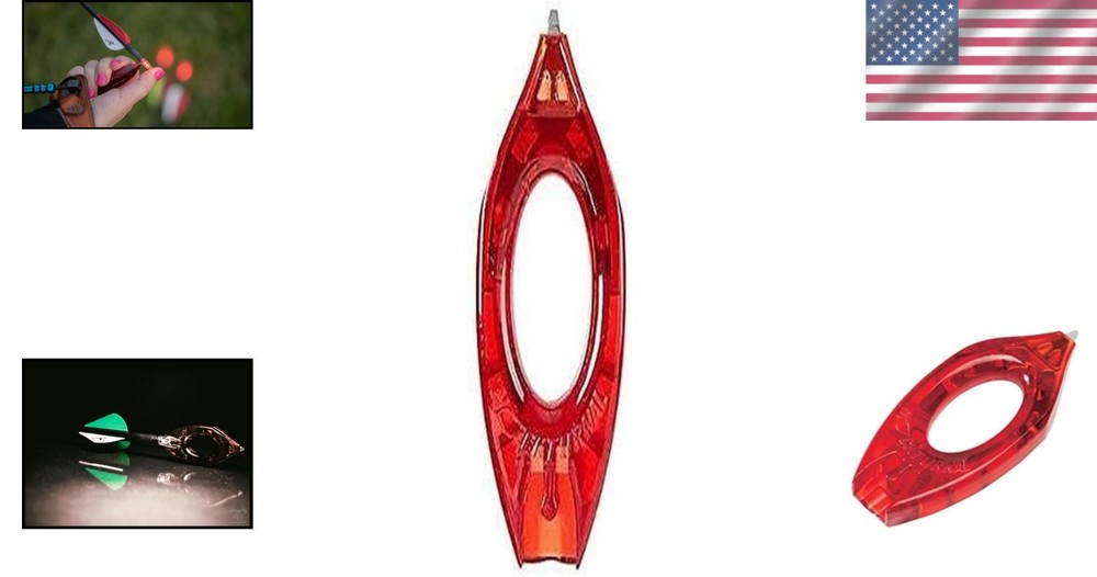 Ergonomic Red Archery Nock Tool for All Nock Types - Lightweight & Efficient