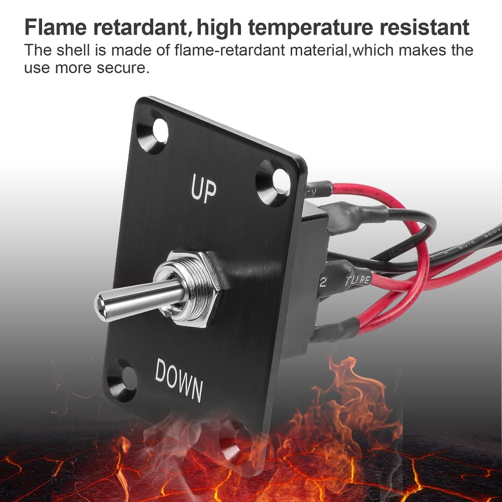 GUETNEU Button Switch Rocker Toggle Self Reset Up-Down, Up-Down