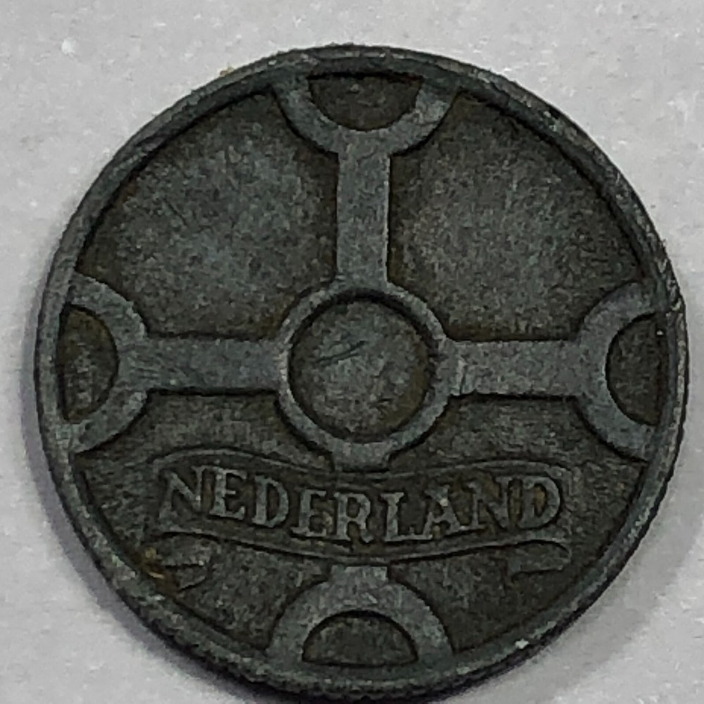 1942 Netherlands One Cent Foreign Coin #2468